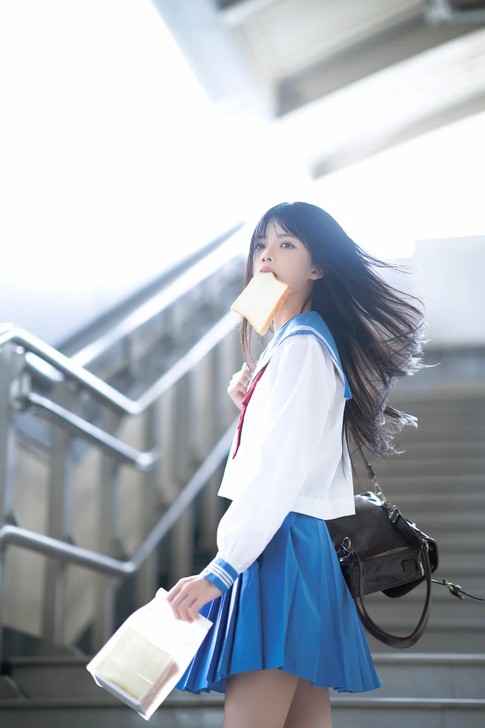 桜桃喵 - 地铁JK [33P-304MB] tg@simisebaisi 【丝足阁】014.webp